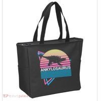 Ankylosaurus Dinosaur Retro Tote Bag thumb 2