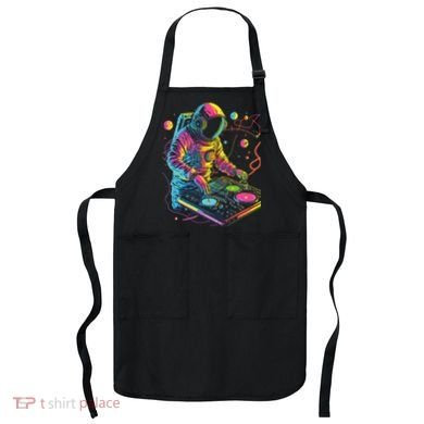 Astronaut DJ Record Techno Music Cool Astronauts Space Apron