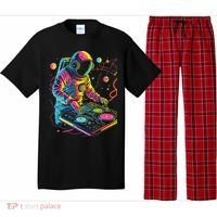 Astronaut DJ Record Techno Music Cool Astronauts Space Pajama Set thumb 0