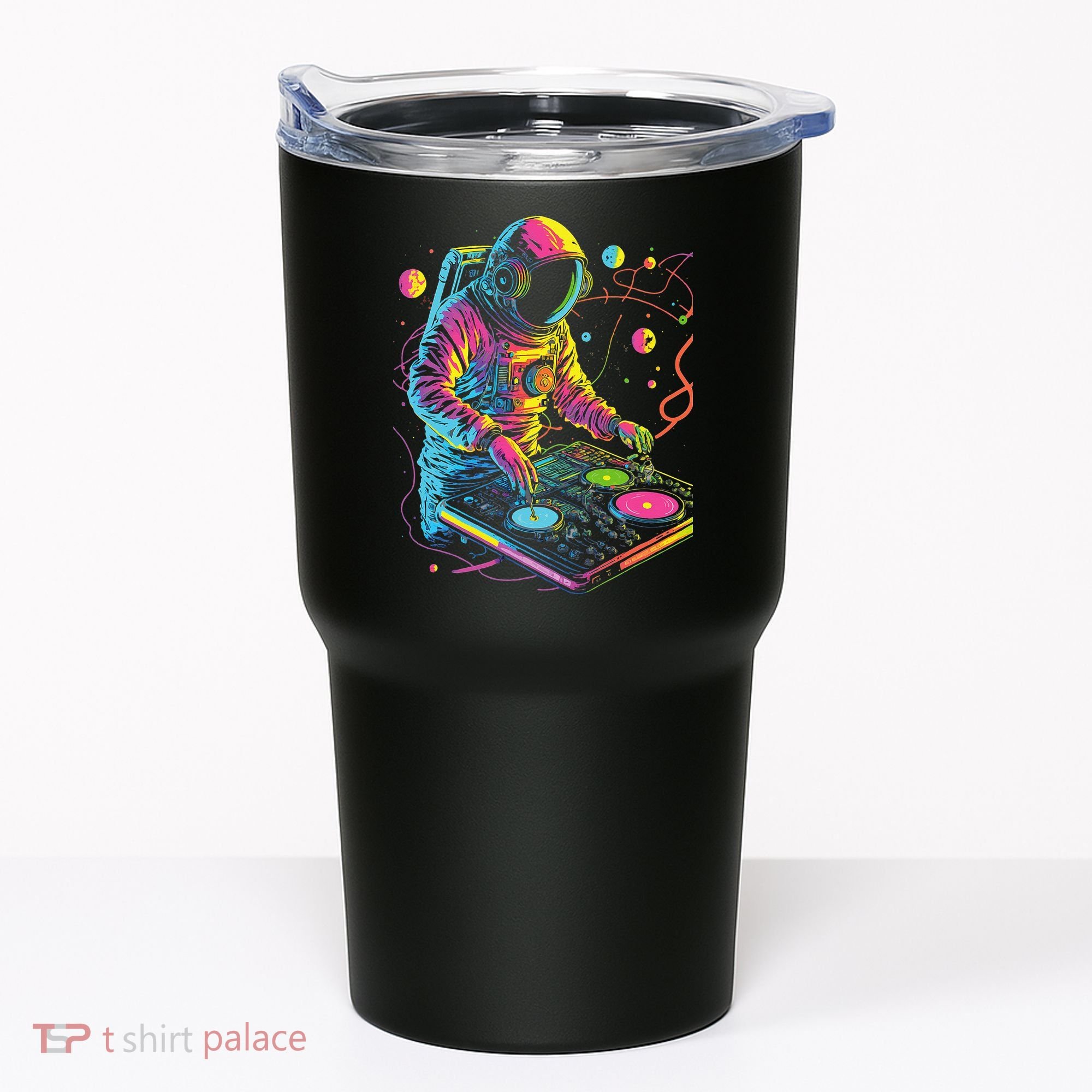 Astronaut DJ Record Techno Music Cool Astronauts Space Tumbler