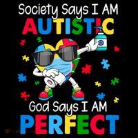 Autism Dabbing Society Say I'm Autistic God Says I'm Perfect Funny Gift Coffee Mug thumb 5