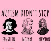 Autism Didn't Stop Einstein Mozart Newton Inspirational Autism Awareness Month Coaster thumb 2