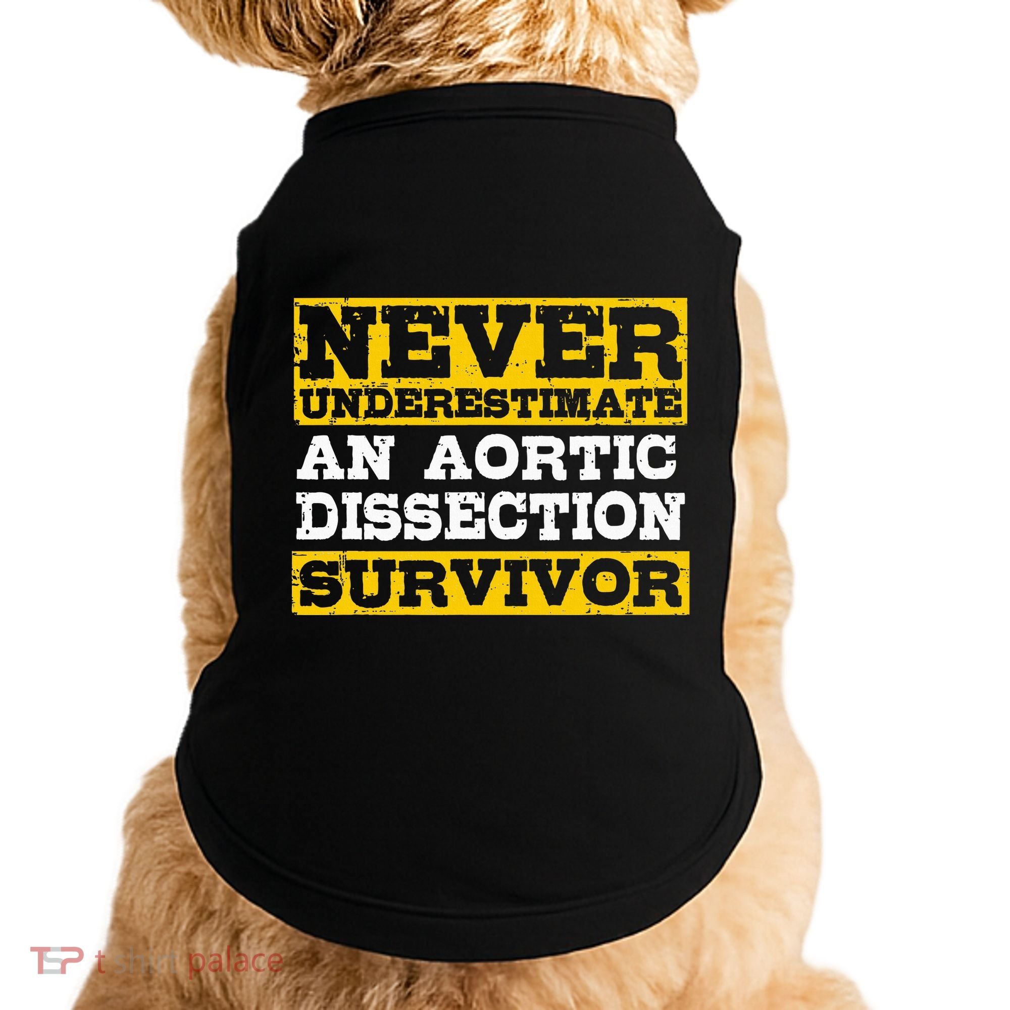 Aortic Dissection Survivor Recovery Get Well Doggie Tank
