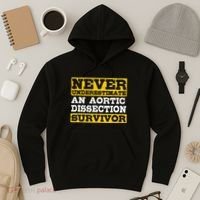 Aortic Dissection Survivor Recovery Get Well Hoodie thumb 3