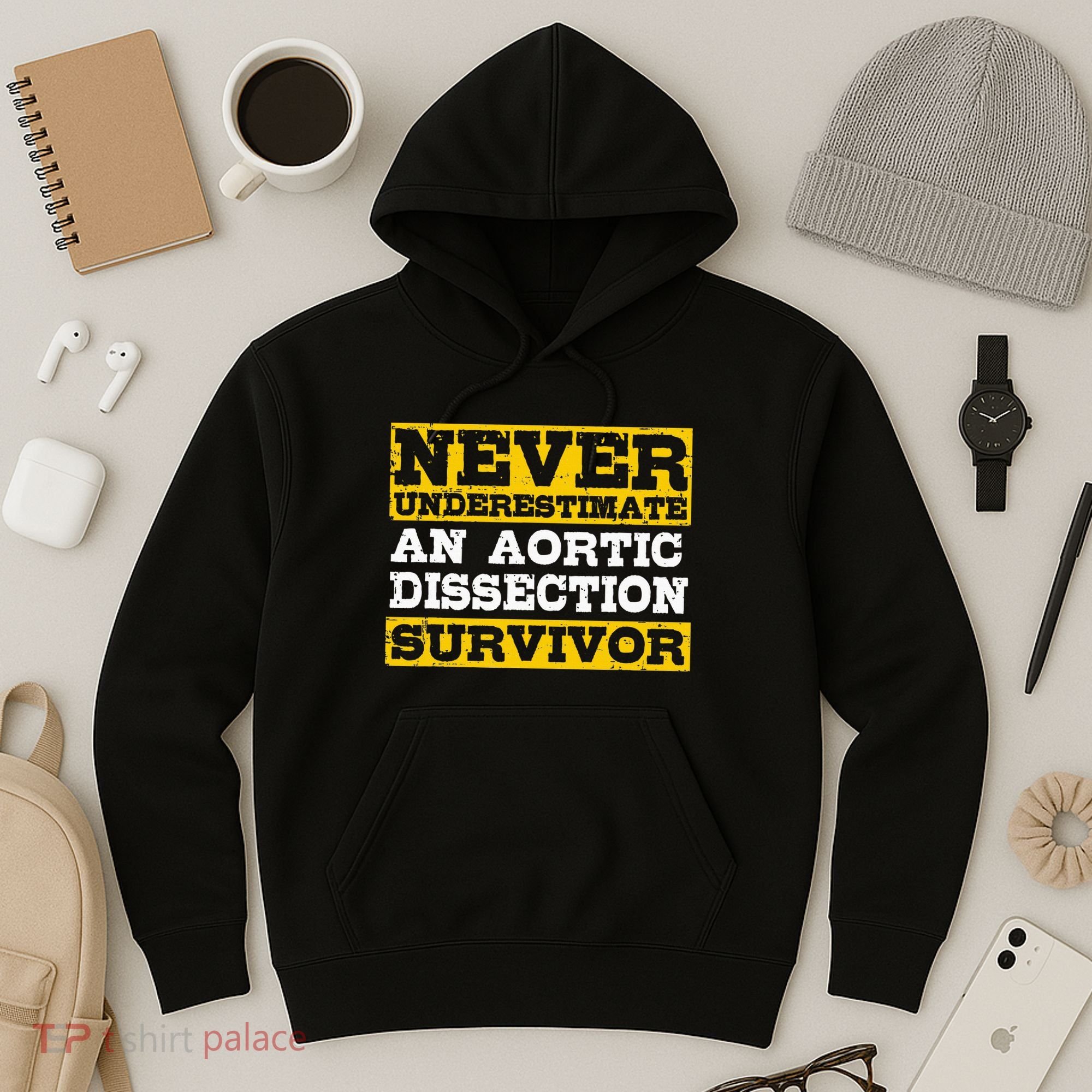 Aortic Dissection Survivor Recovery Get Well Hoodie