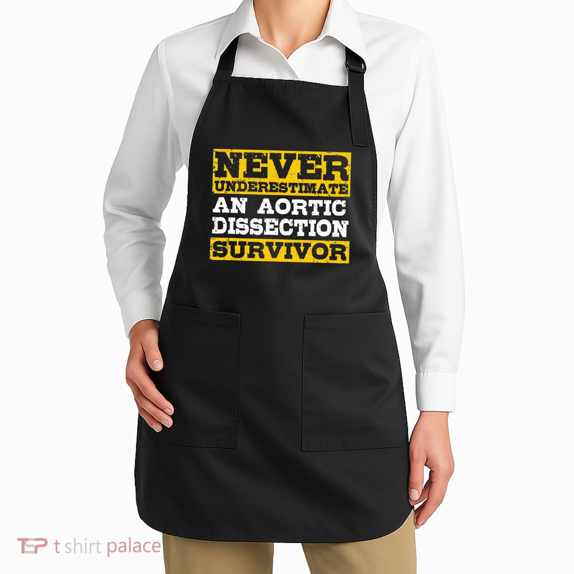 Aortic Dissection Survivor Recovery Get Well Apron