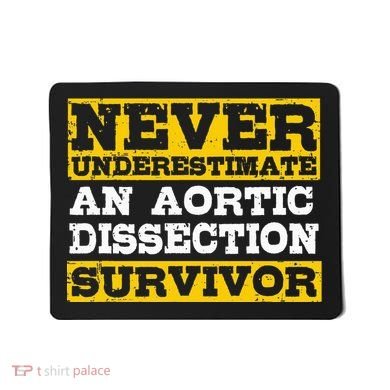 Aortic Dissection Survivor Recovery Get Well Mousepad