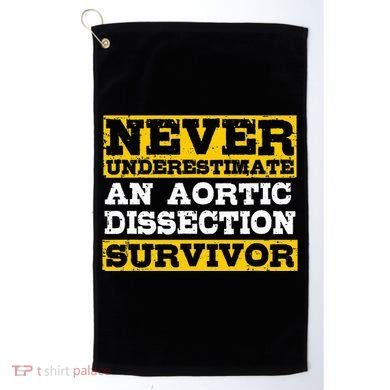 Aortic Dissection Survivor Recovery Get Well Golf Towel