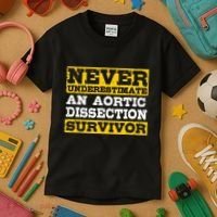 Aortic Dissection Survivor Recovery Get Well Kids T-Shirt thumb 3