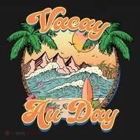 All Day Summer Vacation Toddler Hoodie thumb 2
