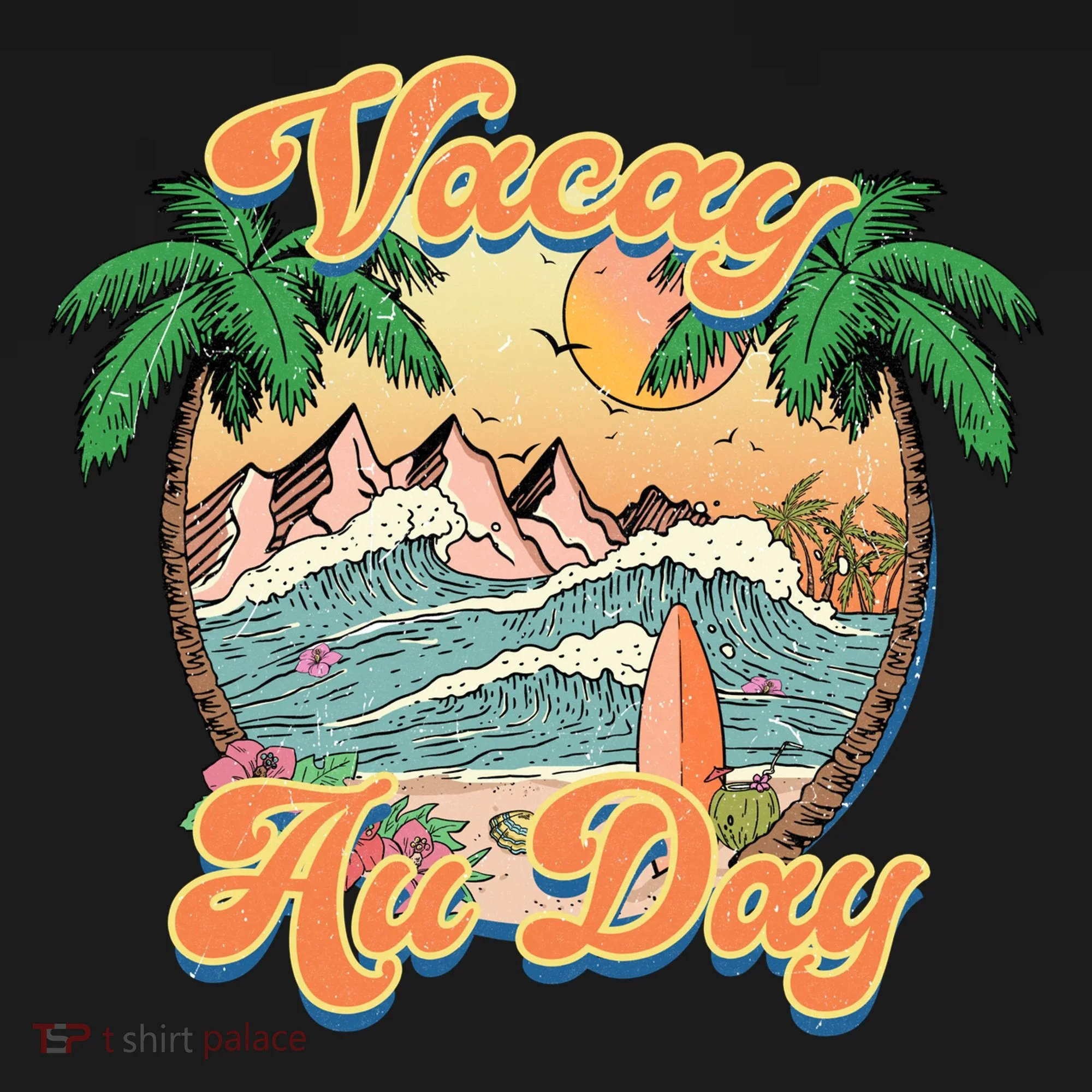 All Day Summer Vacation Toddler Hoodie