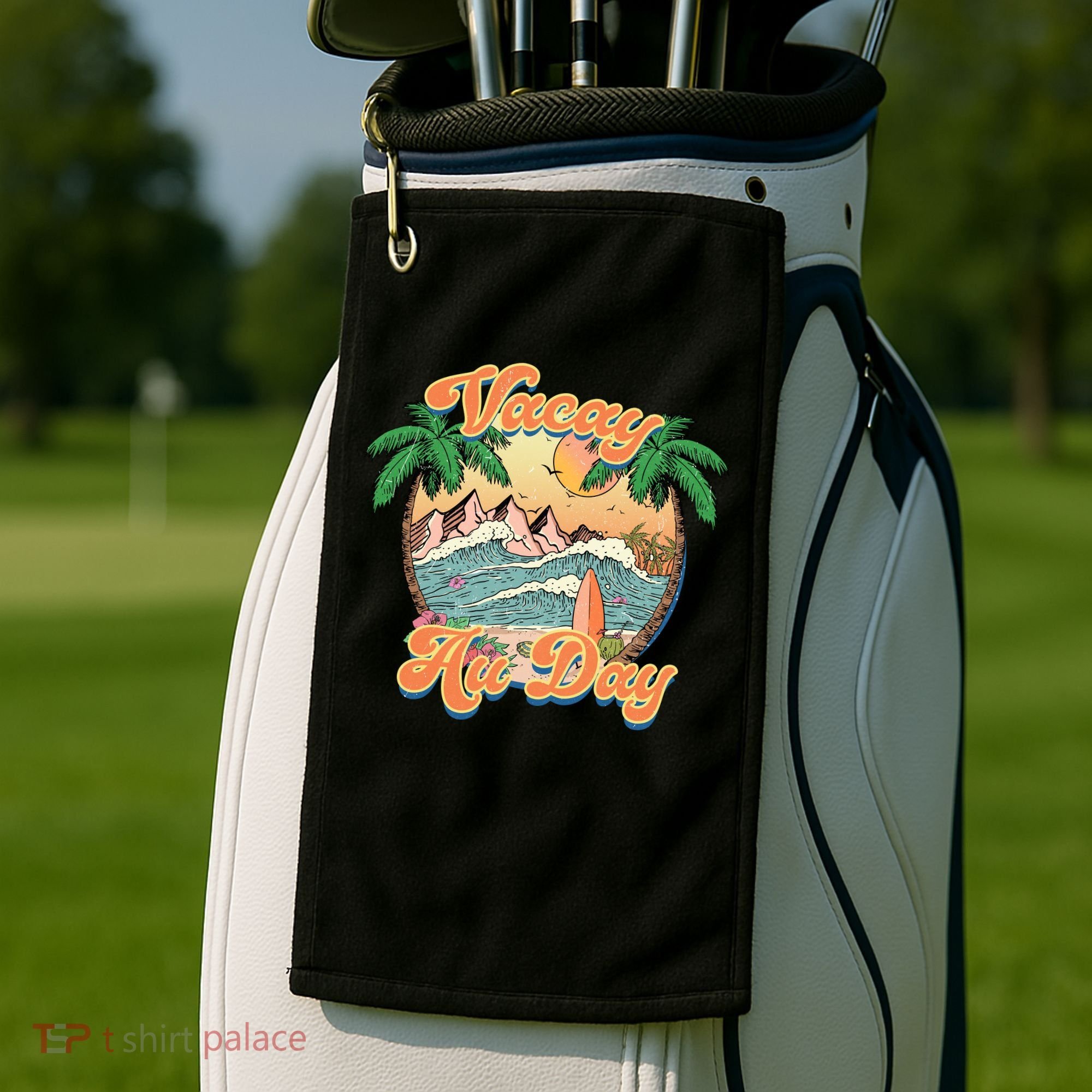 All Day Summer Vacation Golf Towel