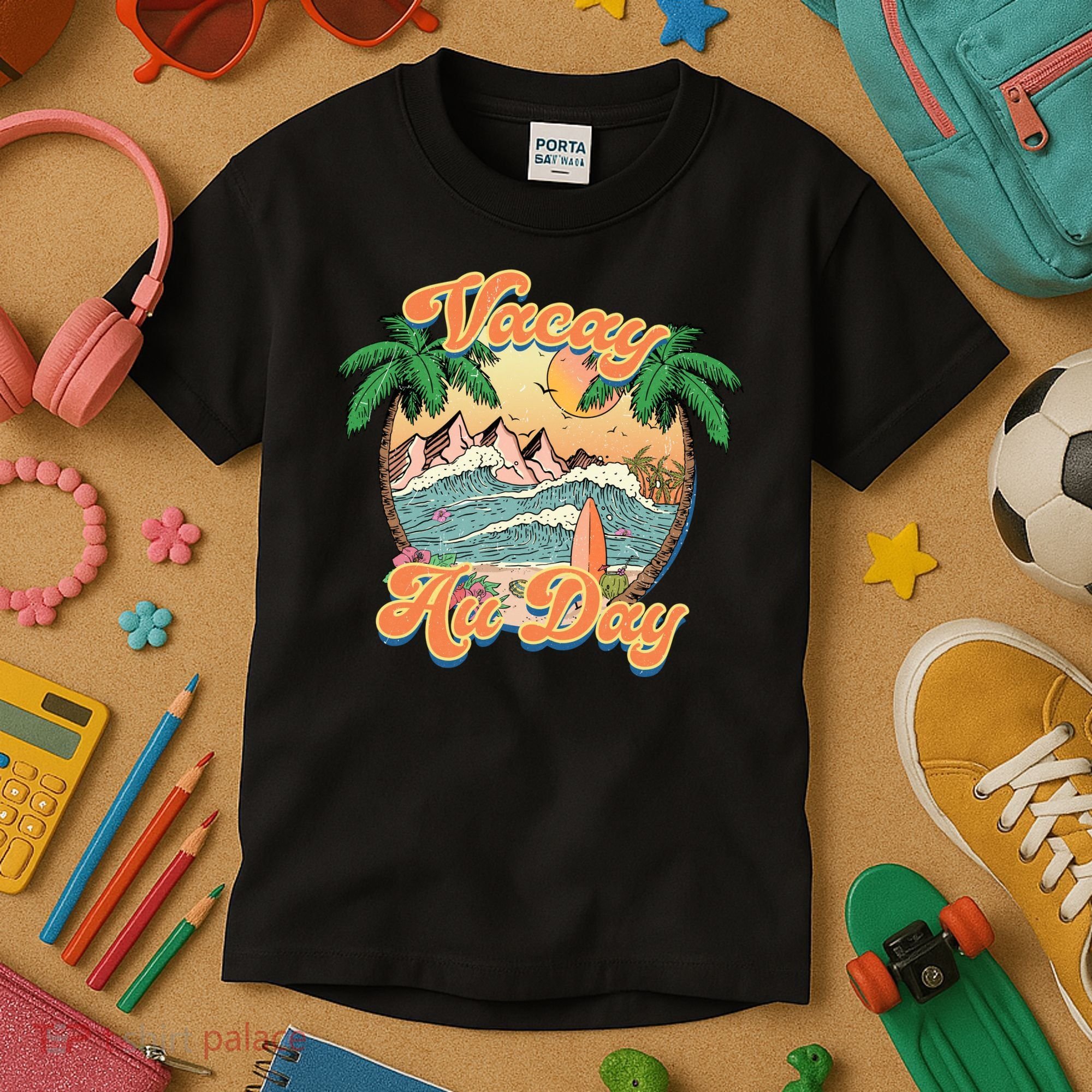 All Day Summer Vacation Kids T-Shirt