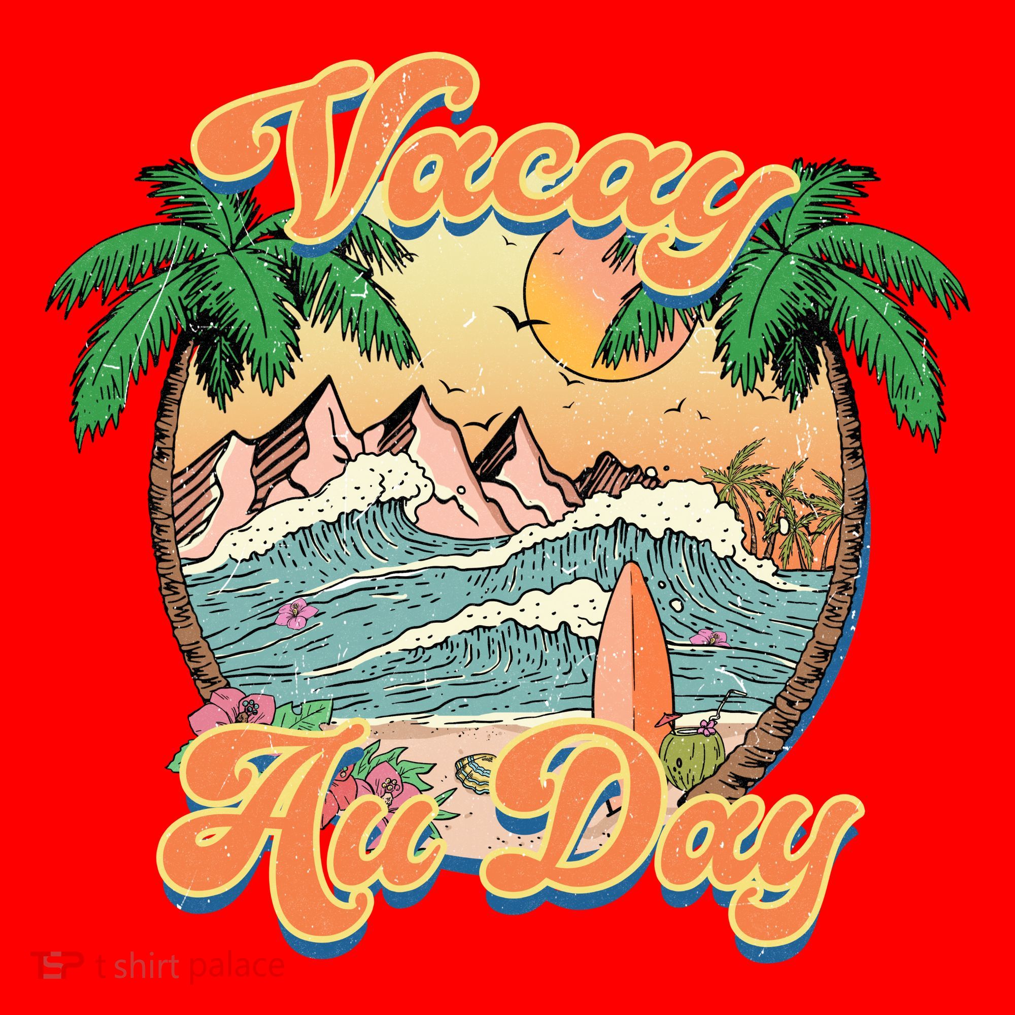 All Day Summer Vacation Santa Hat