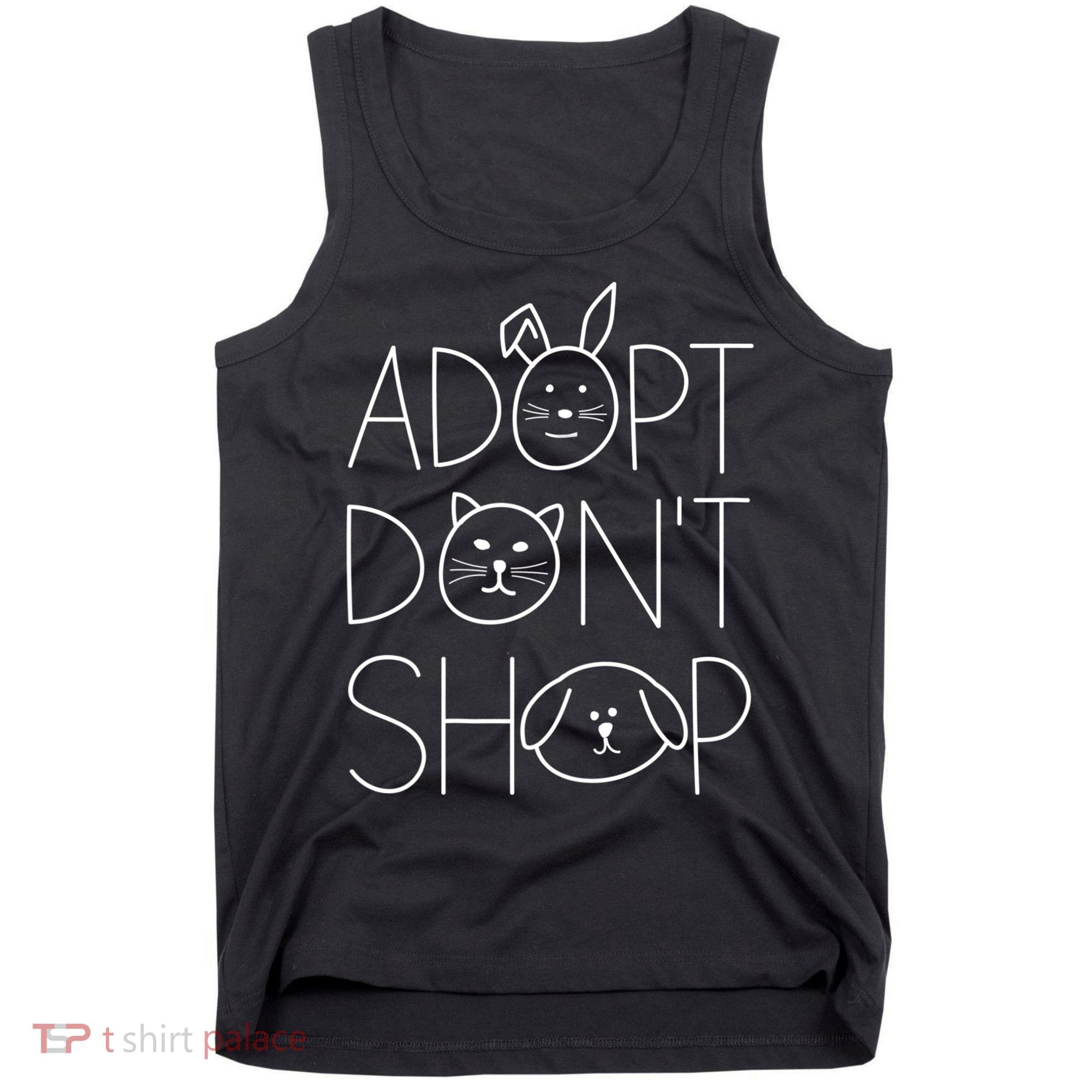 Adopt Don't Shop Animal Rescue Gift For Animal Lovers Tank Top