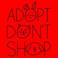 Adopt Don't Shop Animal Rescue Gift For Animal Lovers Santa Hat thumb 1