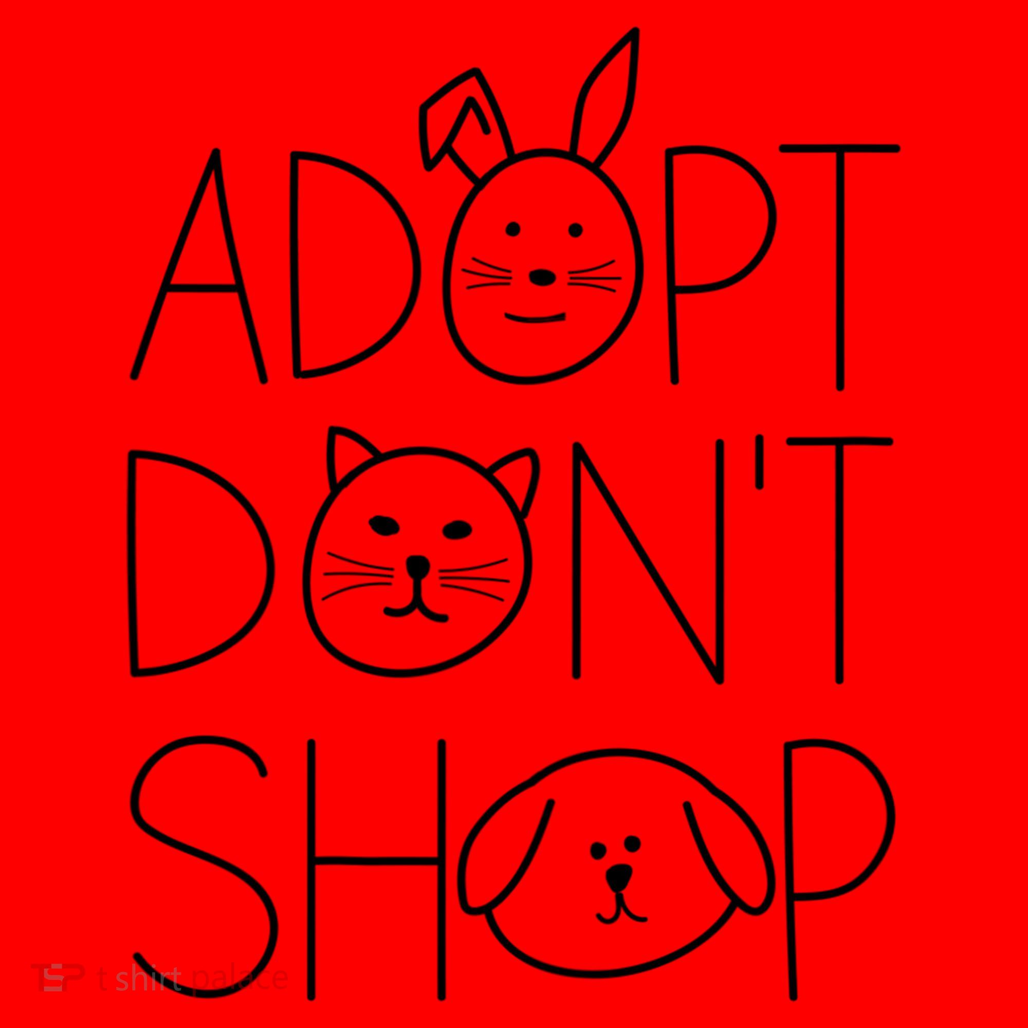 Adopt Don't Shop Animal Rescue Gift For Animal Lovers Santa Hat