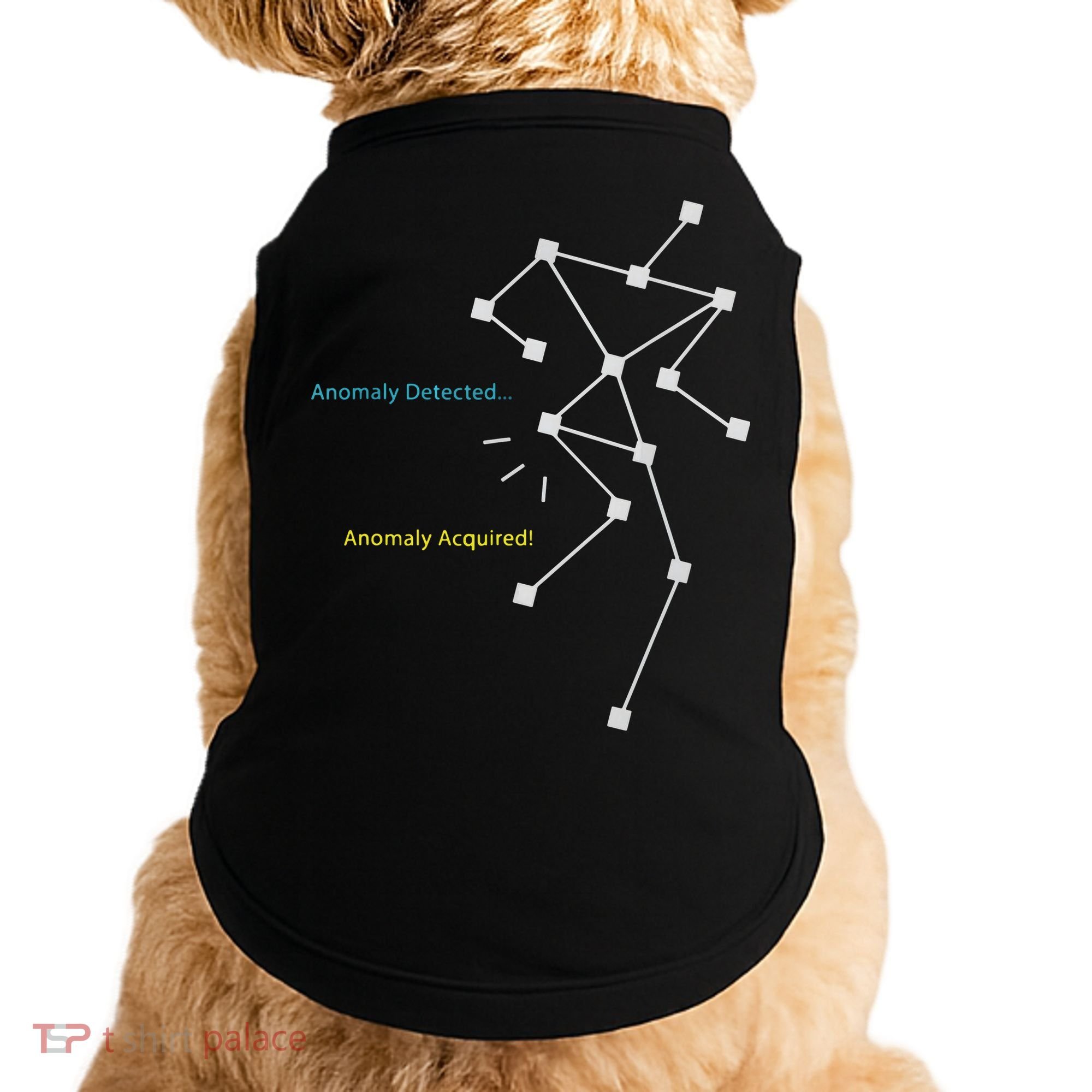 Anomaly Detected SLS Ghost Hunting Funny Paranormal Doggie Tank