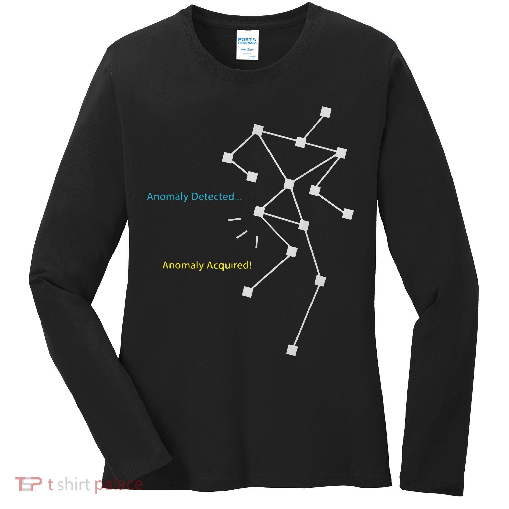 Anomaly Detected SLS Ghost Hunting Funny Paranormal Women's Long Sleeve Shirt