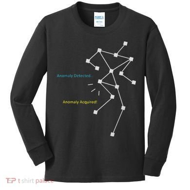 Anomaly Detected SLS Ghost Hunting Funny Paranormal Kids Long Sleeve Shirt