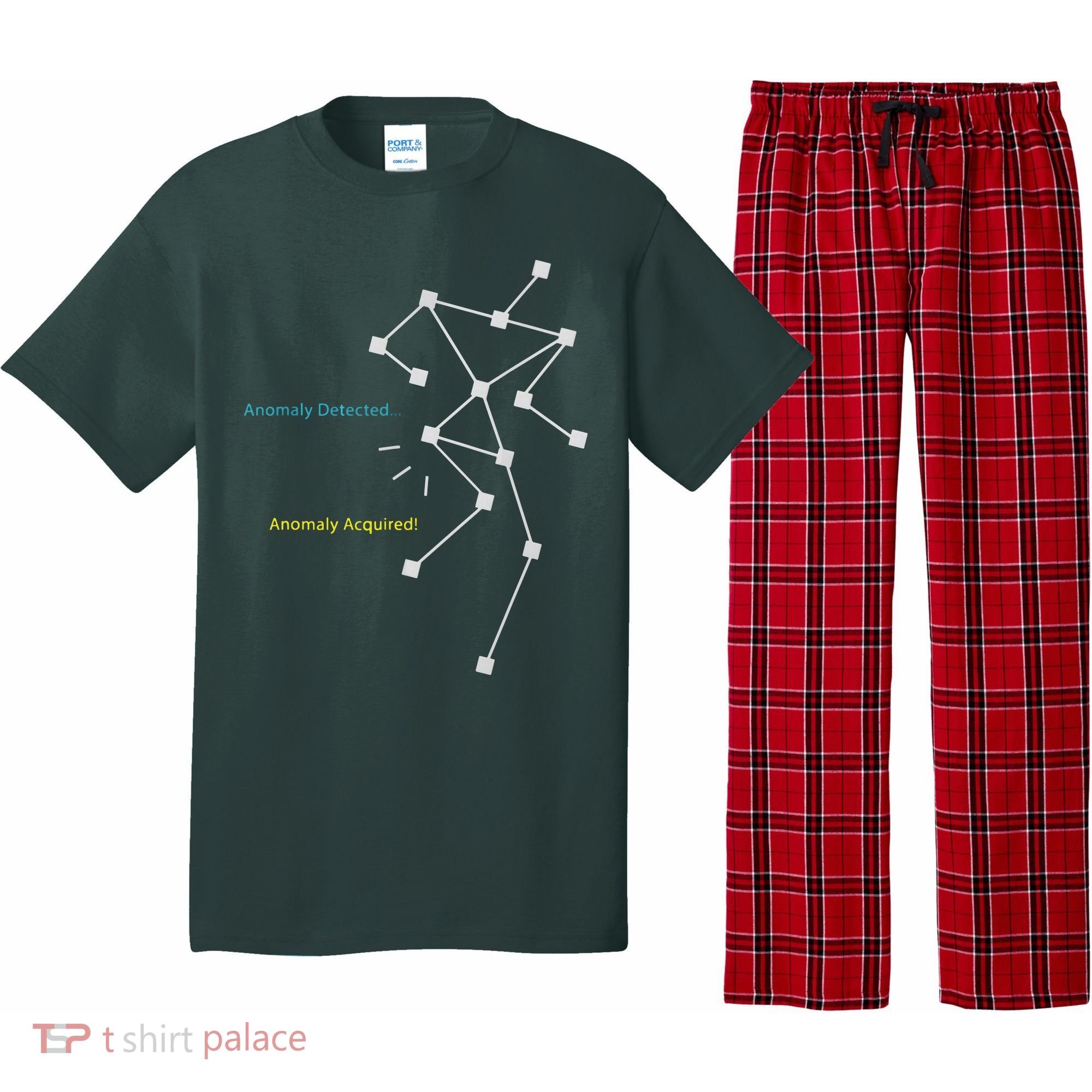 Anomaly Detected SLS Ghost Hunting Funny Paranormal Pajama Set