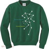 Anomaly Detected SLS Ghost Hunting Funny Paranormal Kids Sweatshirt thumb 0