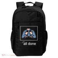 All Done Special Education Teacher Neurodiversity Autism Backpack thumb 0