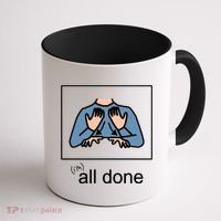 All Done Special Education Teacher Neurodiversity Autism Coffee Mug thumb 1
