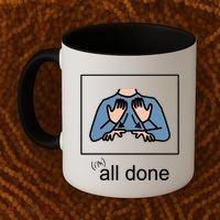 All Done Special Education Teacher Neurodiversity Autism Coffee Mug thumb 2