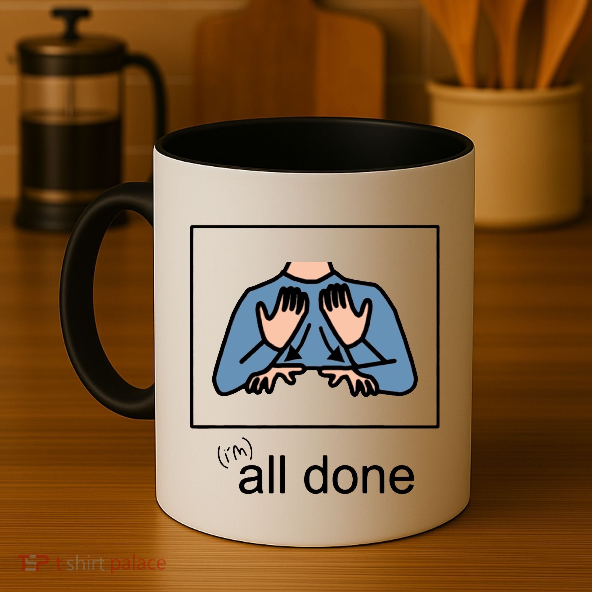 All Done Special Education Teacher Neurodiversity Autism Coffee Mug