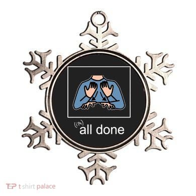 All Done Special Education Teacher Neurodiversity Autism Ornament