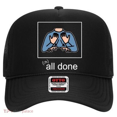 All Done Special Education Teacher Neurodiversity Autism Hat