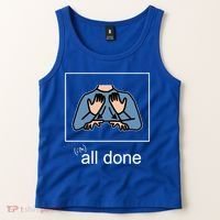 All Done Special Education Teacher Neurodiversity Autism Tank Top thumb 2