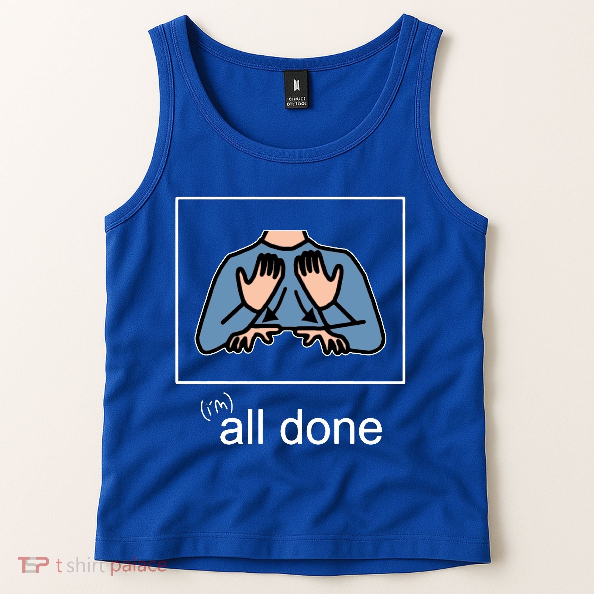 All Done Special Education Teacher Neurodiversity Autism Tank Top