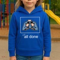 All Done Special Education Teacher Neurodiversity Autism Kids Hoodie thumb 3