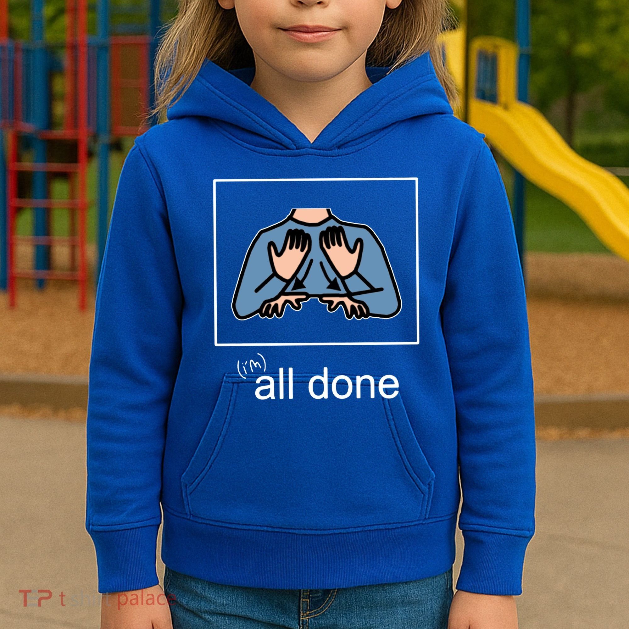 All Done Special Education Teacher Neurodiversity Autism Kids Hoodie