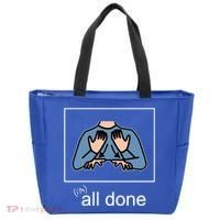 All Done Special Education Teacher Neurodiversity Autism Tote Bag thumb 0