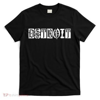 Awesome Detroit Style Font Logo T-Shirt