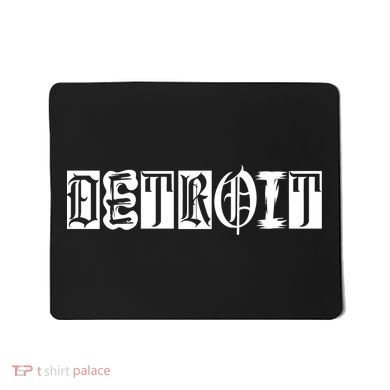 Awesome Detroit Style Font Logo Mousepad