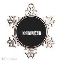 Awesome Detroit Style Font Logo Ornament thumb 0