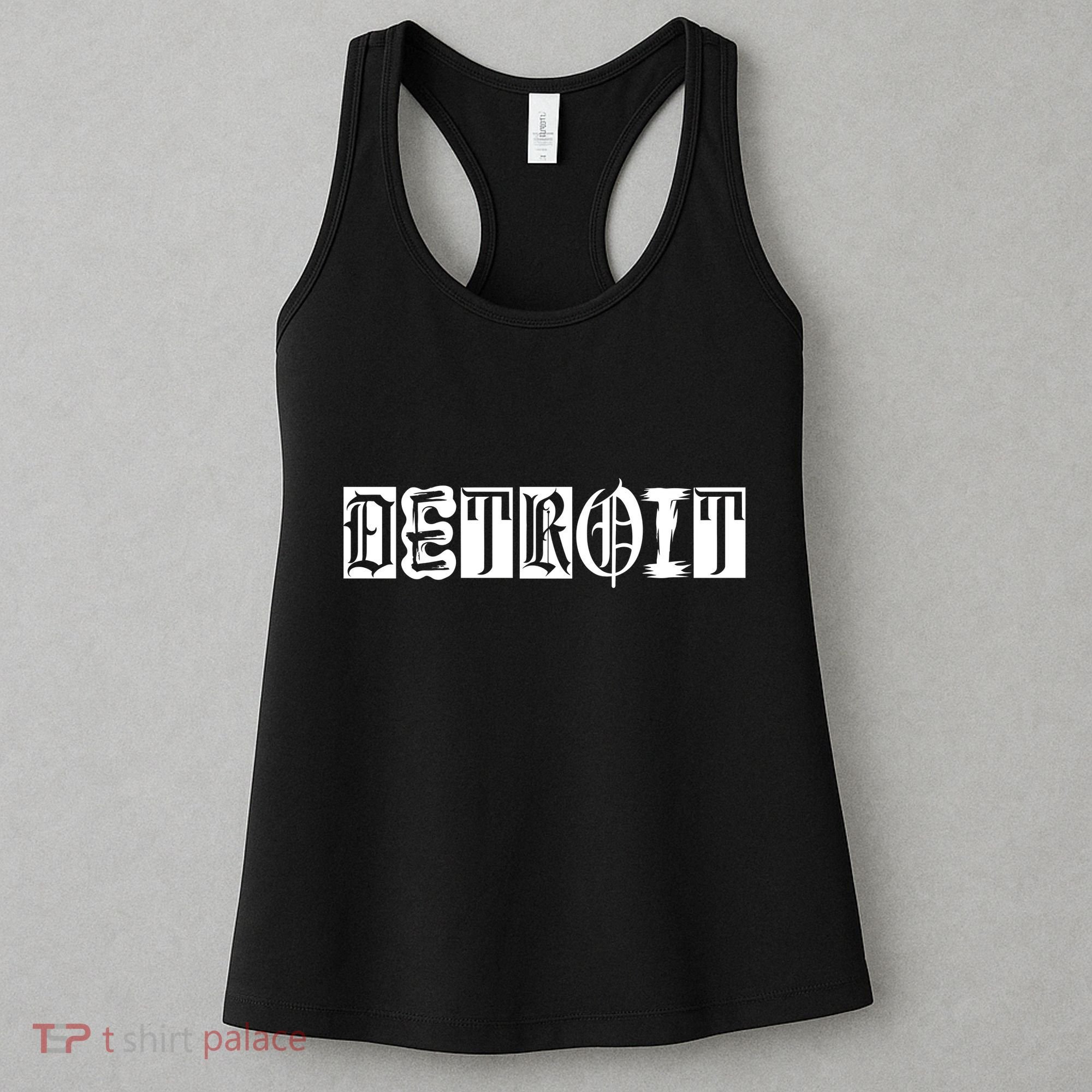 Awesome Detroit Style Font Logo Women's Tank Top