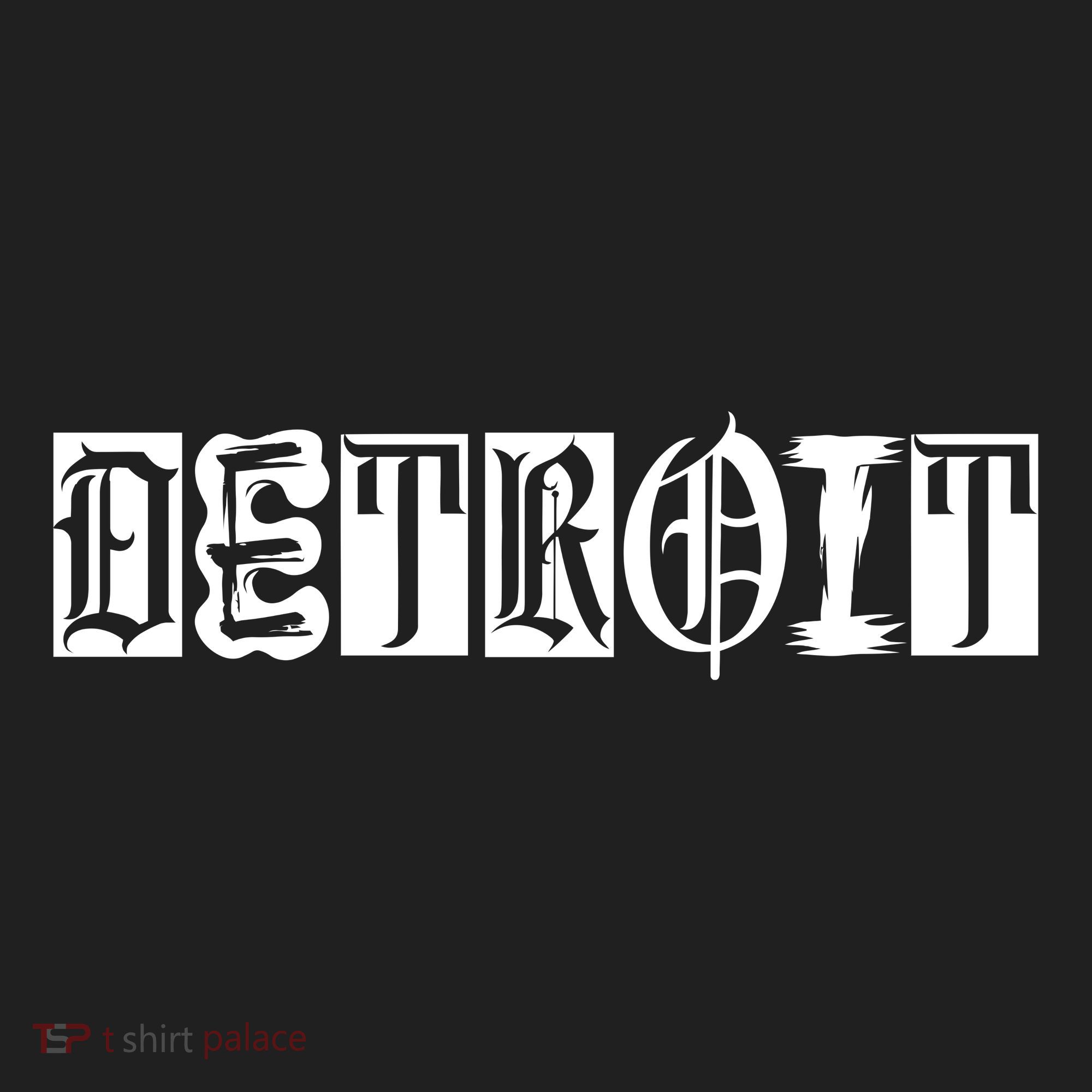 Awesome Detroit Style Font Logo Hat