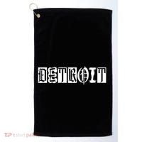 Awesome Detroit Style Font Logo Golf Towel thumb 0