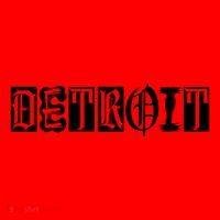 Awesome Detroit Style Font Logo Santa Hat thumb 1
