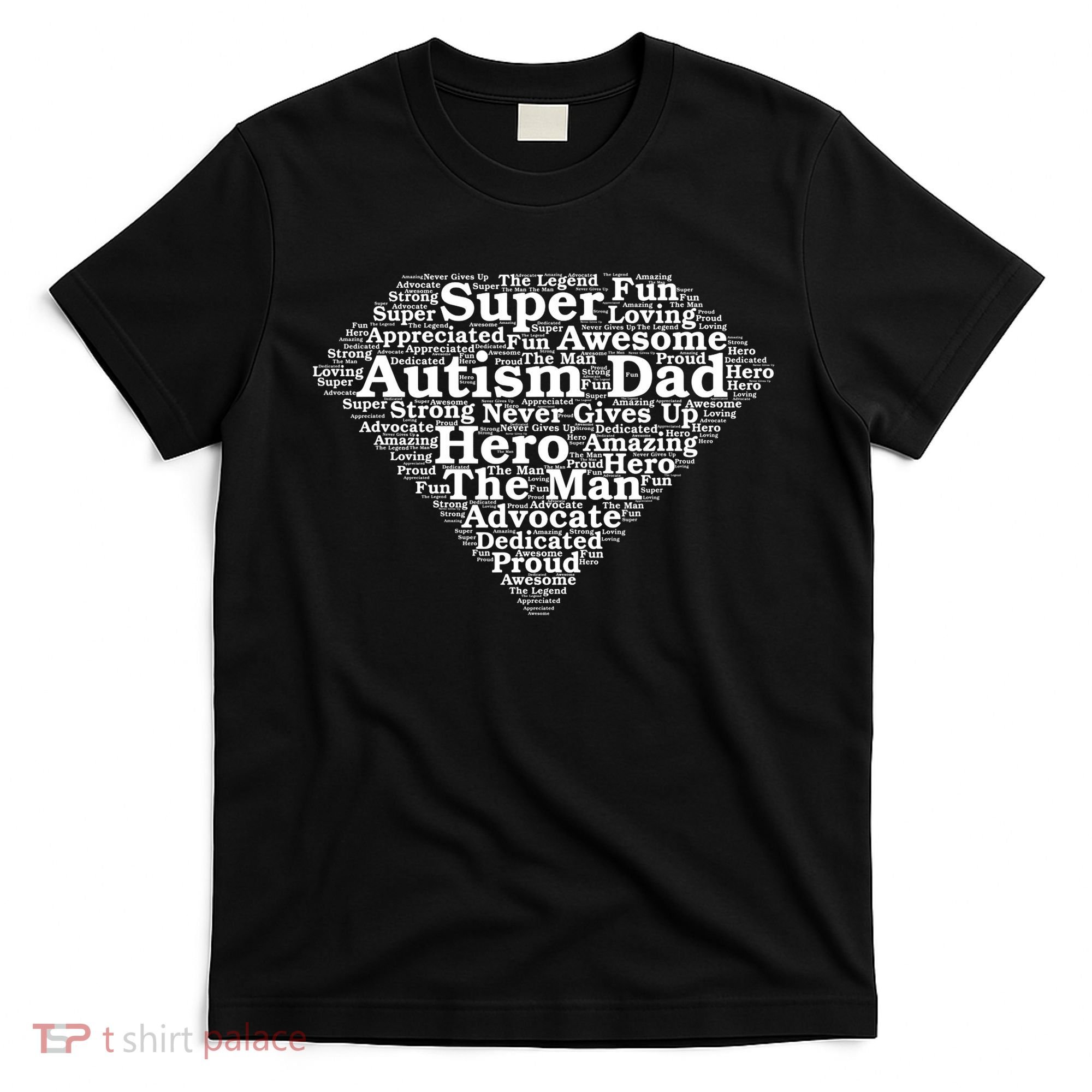 Autism Dad Superhero Fathers Day T-Shirt