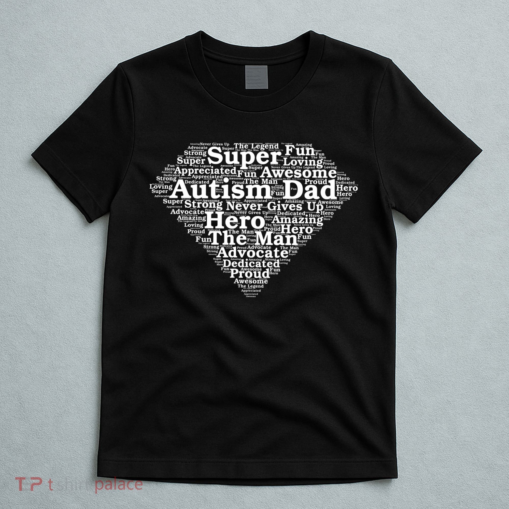 Autism Dad Superhero Fathers Day T-Shirt