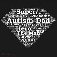 Autism Dad Superhero Fathers Day Pajama Set thumb 2