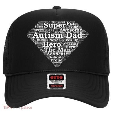 Autism Dad Superhero Fathers Day Hat