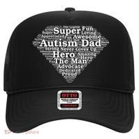 Autism Dad Superhero Fathers Day Hat thumb 0