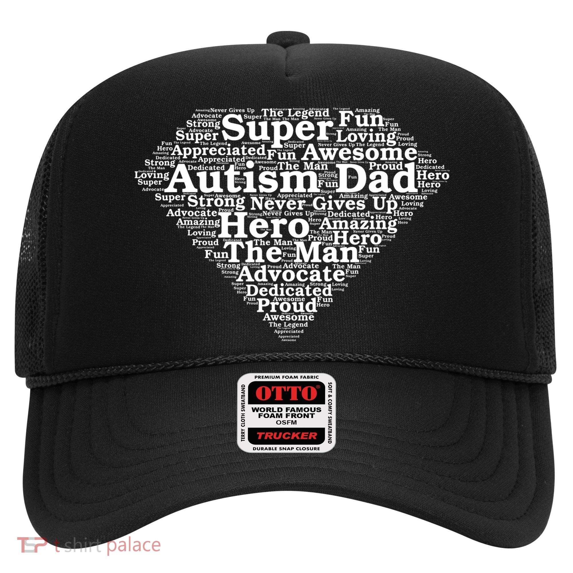 Autism Dad Superhero Fathers Day Hat